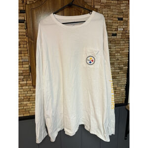 Pittsburgh Steelers Vineyard Vines Men's T-shirt Long Sleeves Football Helmet 4X